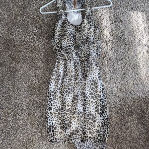 Leopard print dress